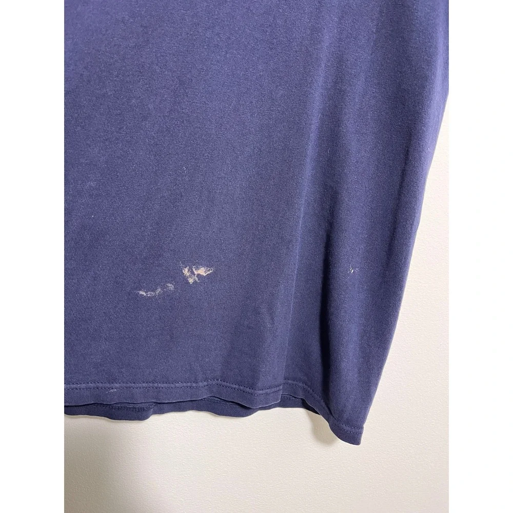 Vintage 90s Champion Navy Tee - Picture 4 of 5